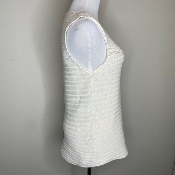 Bob Timberlake Cream Shell Sweater Sz Medium - Picture 4 of 8